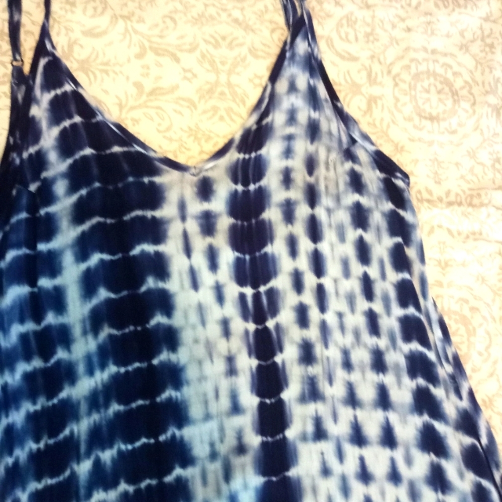 Spaghetti strap A-line Maxi Sundress